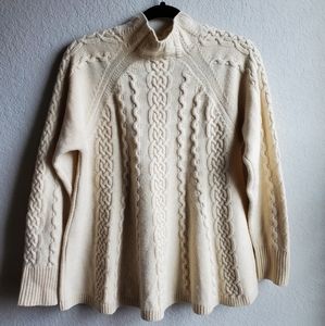 Rebecca Taylor cable knit sweater